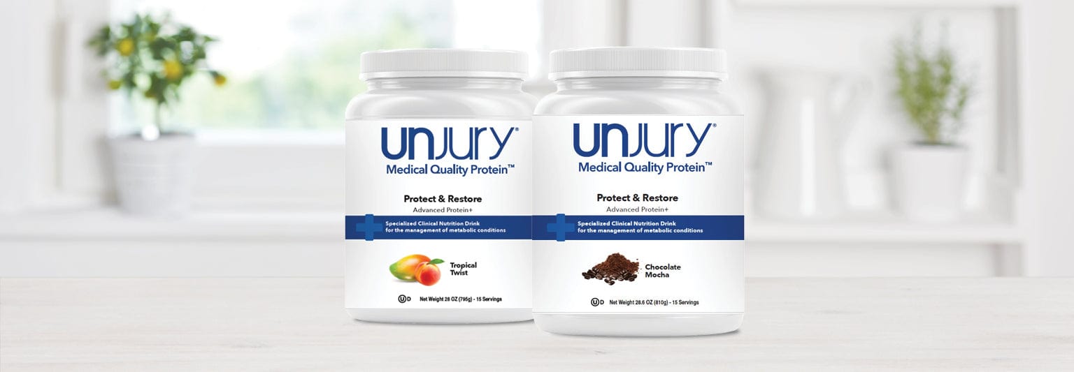 Unjury Protect & Restore Advanced Protein+ a companion for those taking GLP-1 medications.