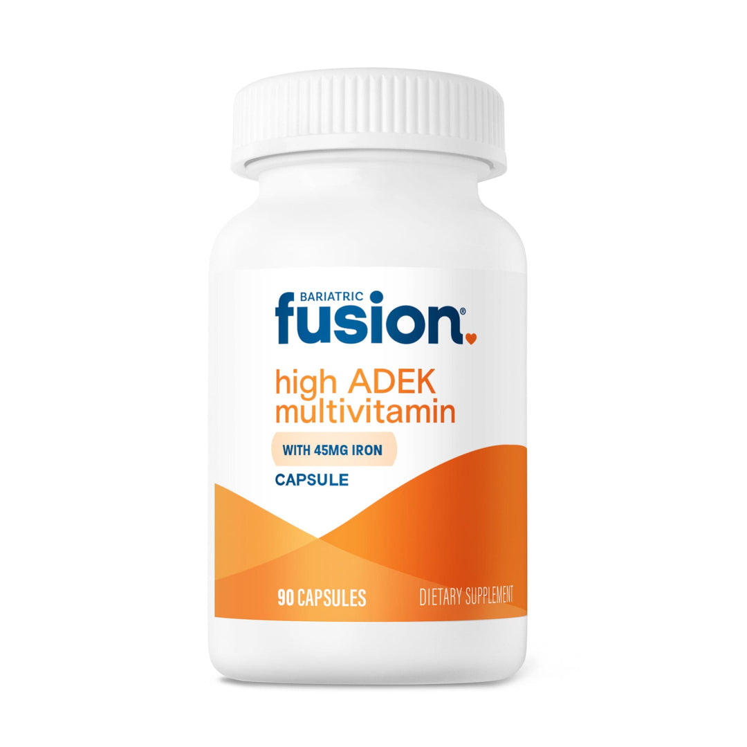 Bariatric Fusion high ADEK multivitamin with 45mg iron 90 capsules.