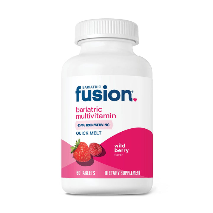 Bariatric Fusion Wild Berry Bariatric Multivitamin with 45mg Iron Quick Melt