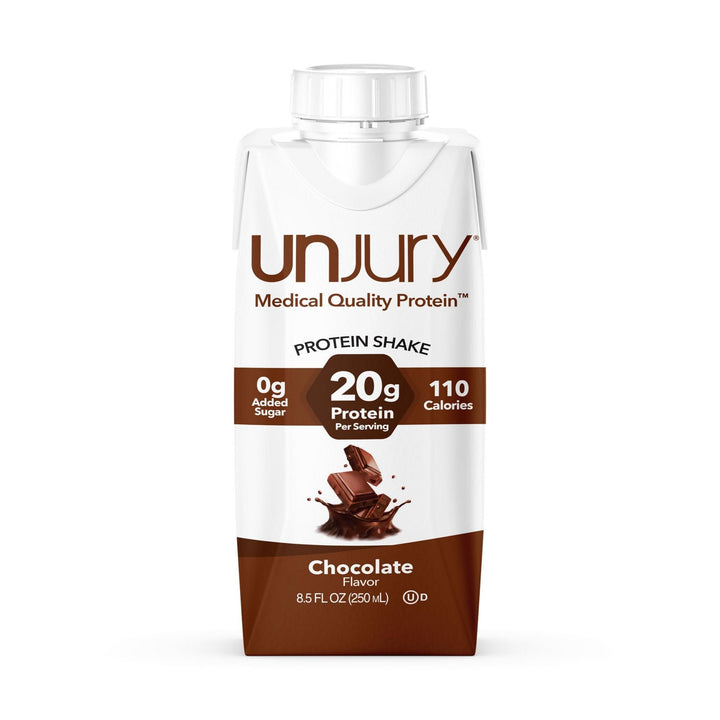 Unjury Chocolate Ready-to-Drink Protein Shake.