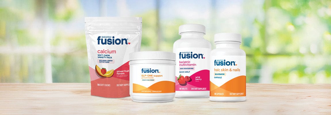 Bariatric Fusion multivitamins, vitamins and supplements for bariatric patients.