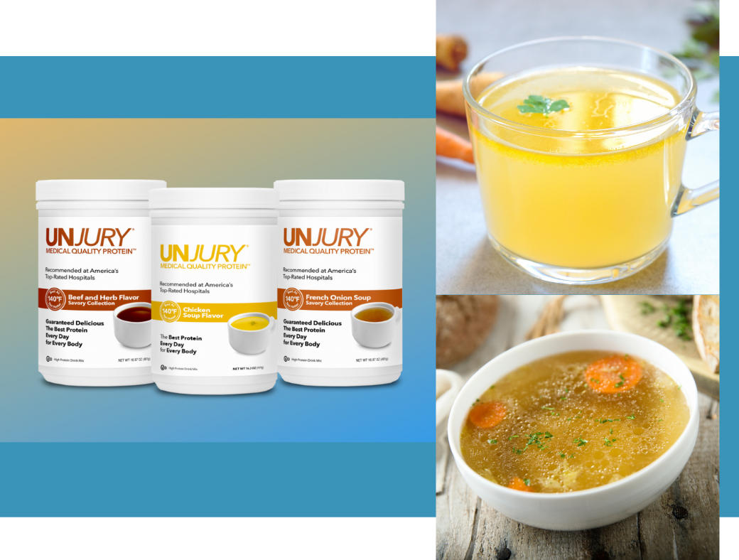 Get Samples “UNJURY Soup Saved Me After Surgery”