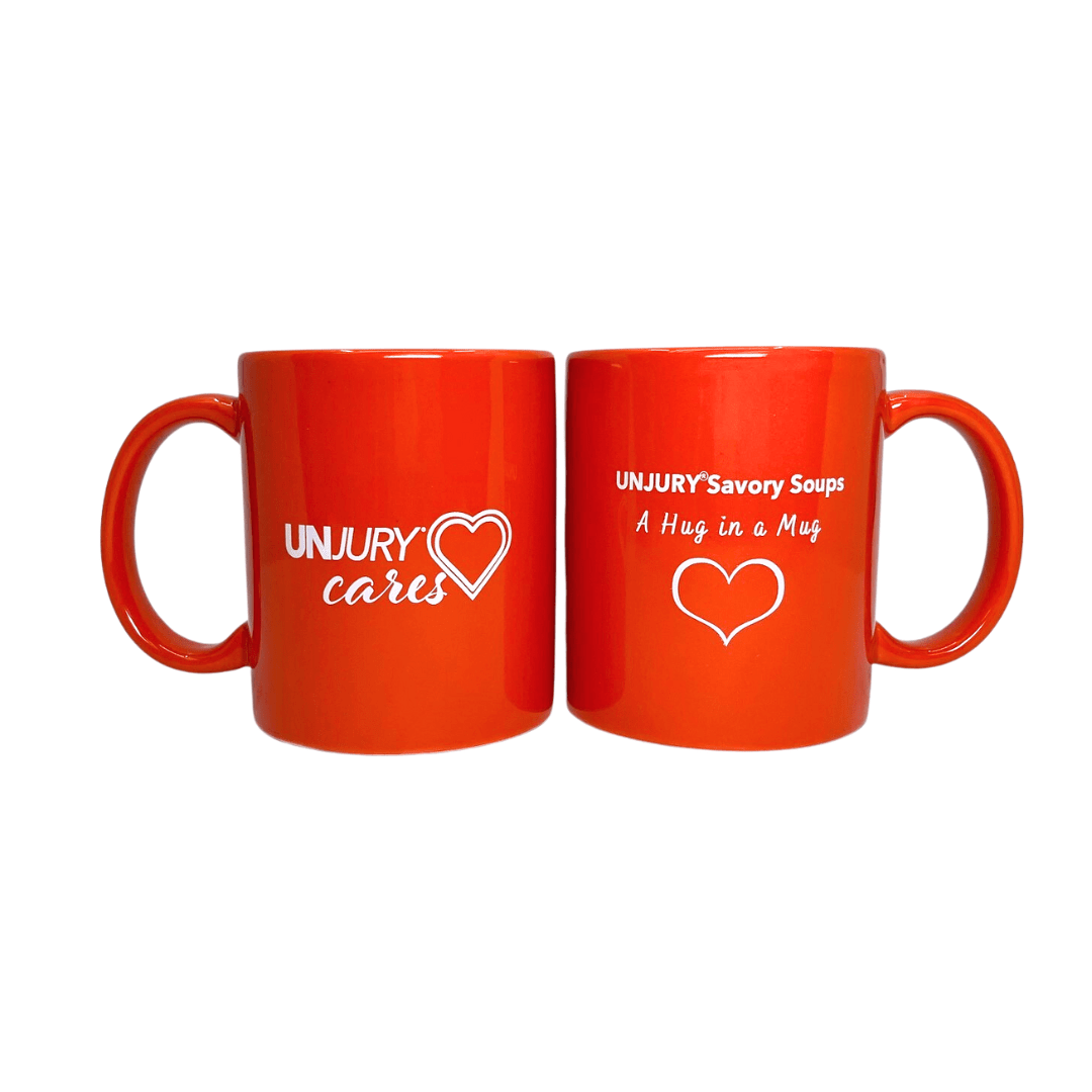 Unjury Cares Orange Mug